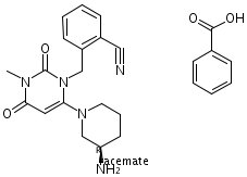 Alogliptin benzoate