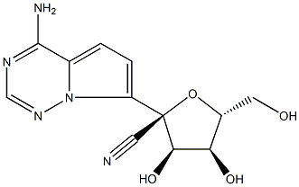 (2R,3R,4S,5R)-2-(4-aminopyrrolo[1,2-f][1,2,4]triazin-7-yl)-3,4-dihydroxy-5-(hydroxymethyl)tetrahydrofuran-2-carbonitrile