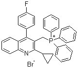 [2-Cyclopropyl-4-(4-fluorophenyl)-quinolin-3-ylmethyl]-triphenyl-phosphonium bromide