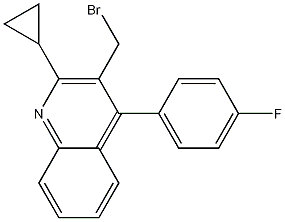 3-(Bromomethyl)-2-cyclopropyl-4-(4'-fluorophenyl)quinoline