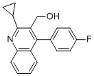 2-Cyclopropyl-4-(4-fluorophenyl)-quinolyl-3-methanol